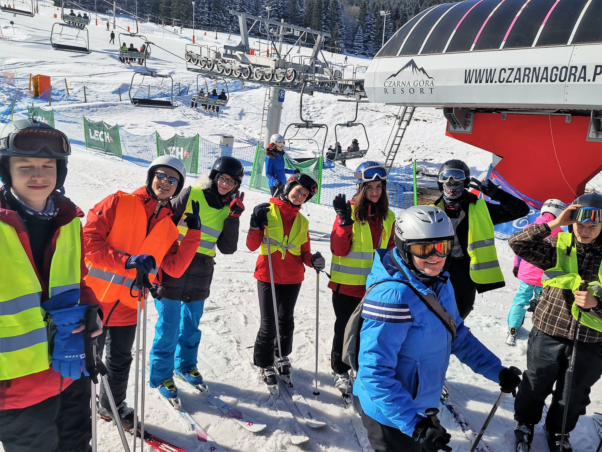 Coroczny wyjazd uczniów i nauczycieli I LO w Kędzierzynie-Koźlu na narty