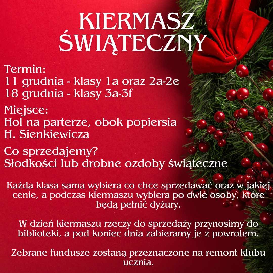 kiermasz świąteczny