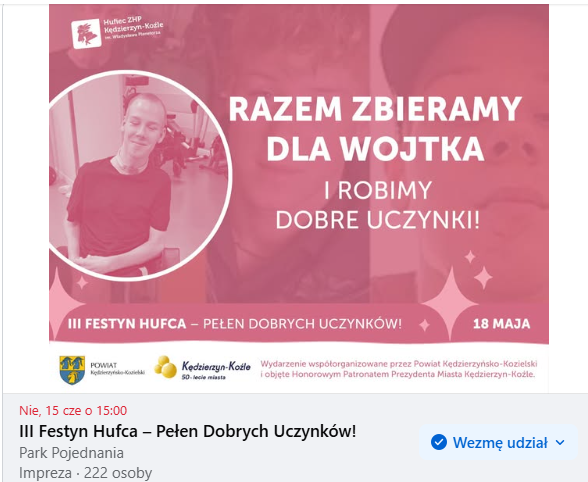 Razem zbieramy dla Wojtka ZHP