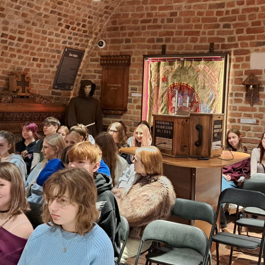 Uczniowie I LO w Muzeum Ziemi Kozielskiej – o Wikingach